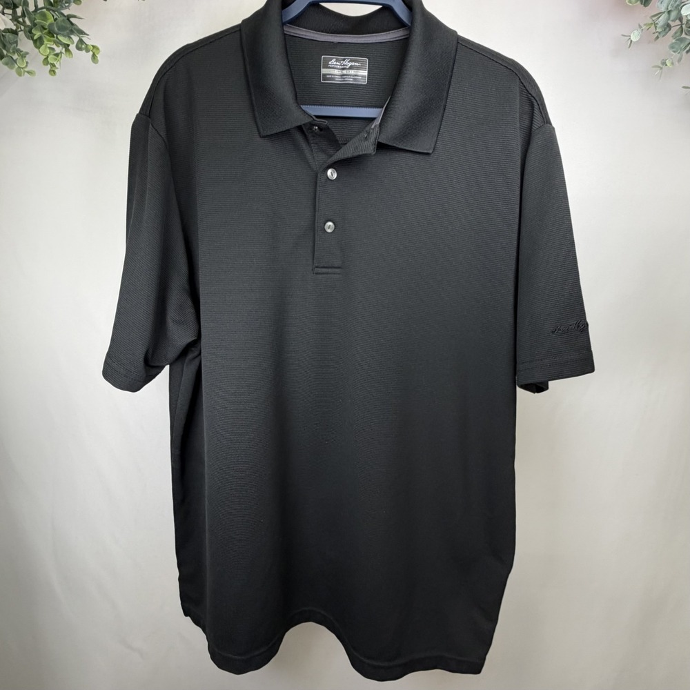 Ben Hogan Performance‎ Polo Golf Shirt Men's Size XL Black Short Sleeve